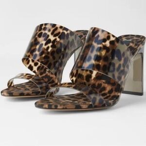 Zara | Leopard Heel Sandals